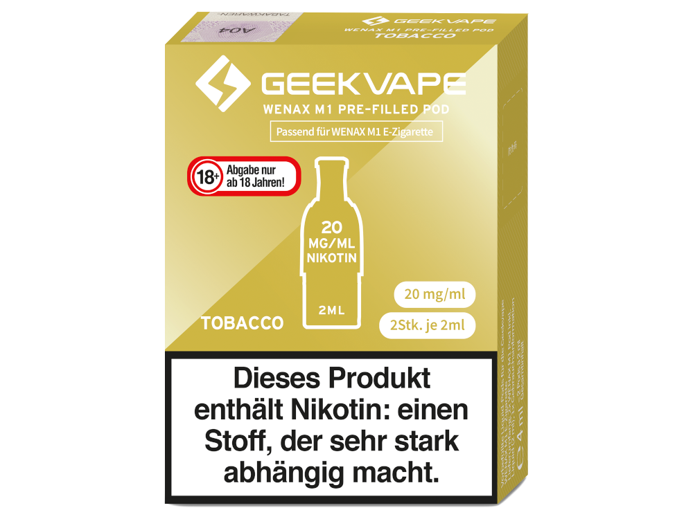 GeekVape - Wenax M1 Pod (2 Stück pro Packung)