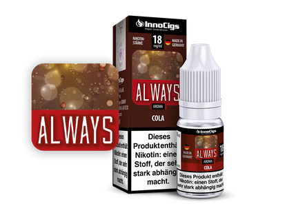 Always Cola - InnoCigs Liquid für E-Zigaretten