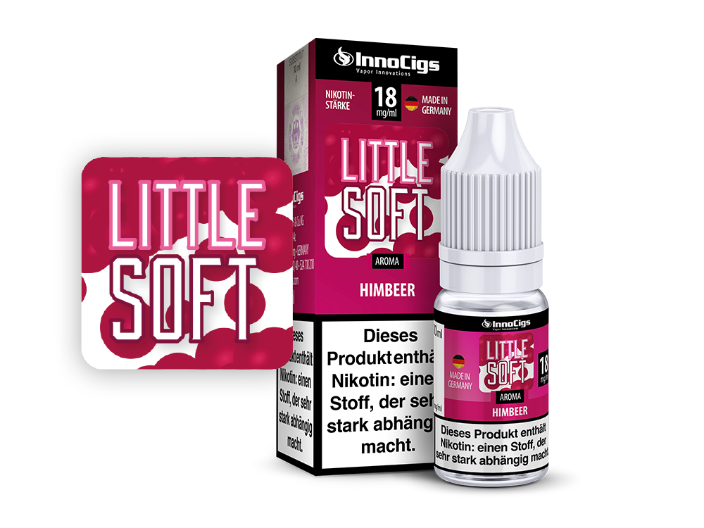 Little Soft Himbeer - InnoCigs Liquid für E-Zigaretten