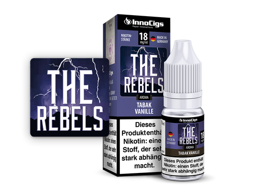 The Rebels Tabak Vanille Aroma - InnoCigs Liquid für E-Zigaretten