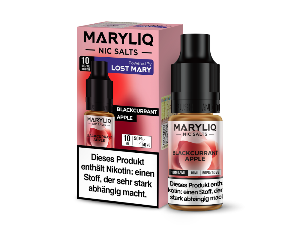 MARYLIQ - Nikotinsalz Liquid - Blackcurrant Apple