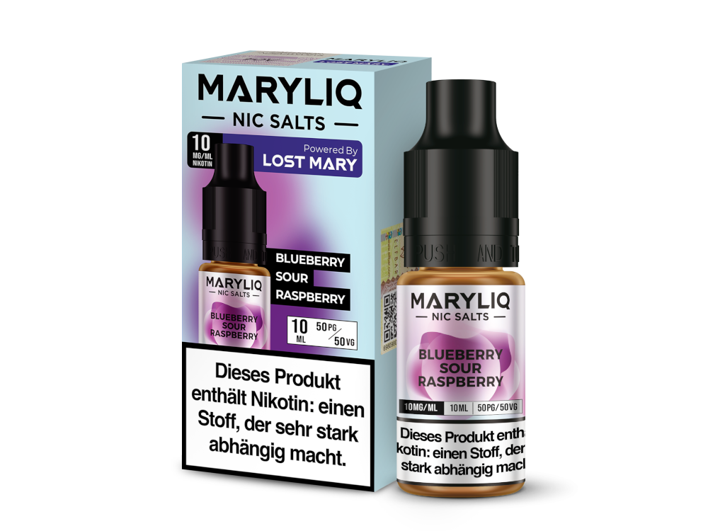 MARYLIQ - Nikotinsalz Liquid - Blueberry Sour Raspberry