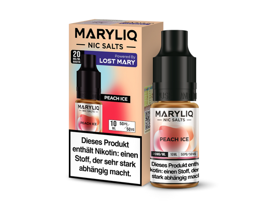 MARYLIQ - Nikotinsalz Liquid - Peach Ice