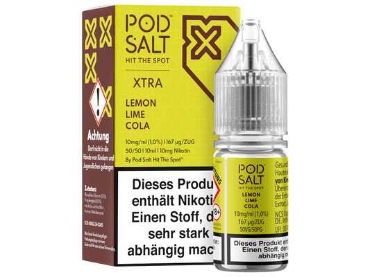 Pod Salt X - Nikotinsalz Liquid  - Lemon Lime Cola