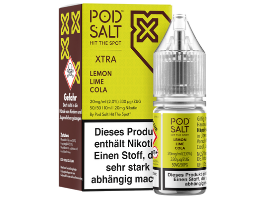 Pod Salt X - Nikotinsalz Liquid  - Lemon Lime Cola