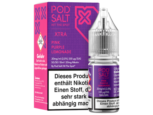 Pod Salt X - Nikotinsalz Liquid  - Pink Purple Lemonade