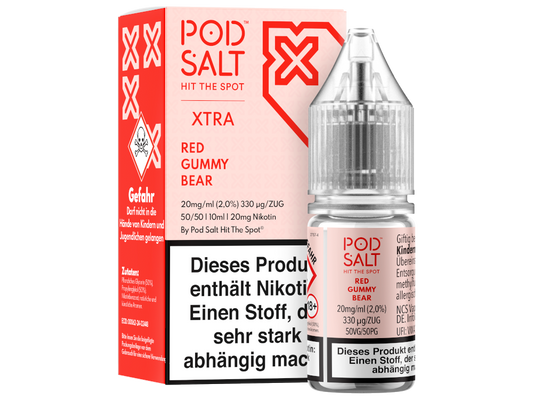 Pod Salt X - Nikotinsalz Liquid  - Red Gummy Bear