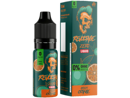 Revoltage - Hybrid Nikotinsalz Liquid - Green Orange - 0mg/ml