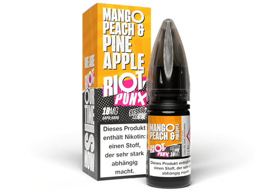 Riot Squad - PUNX - Hybrid Nikotinsalz Liquid - Mango, Peach & Pineapple