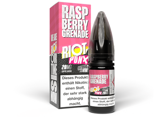 Riot Squad - PUNX - Hybrid Nikotinsalz Liquid - Raspberry Grenade