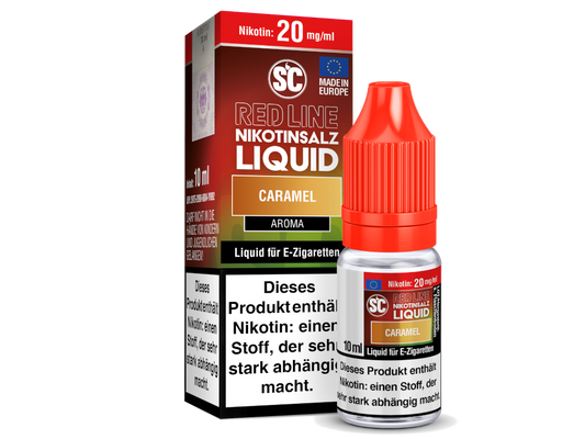 SC - Red Line - Caramel - Nikotinsalz Liquid