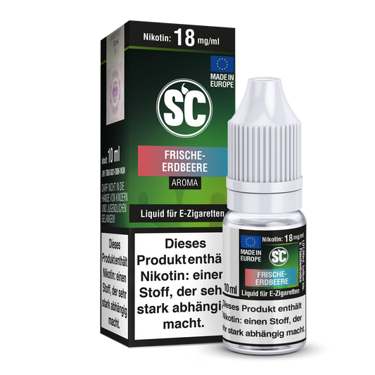 Frische Erdbeere E-Zigaretten Liquid von SC