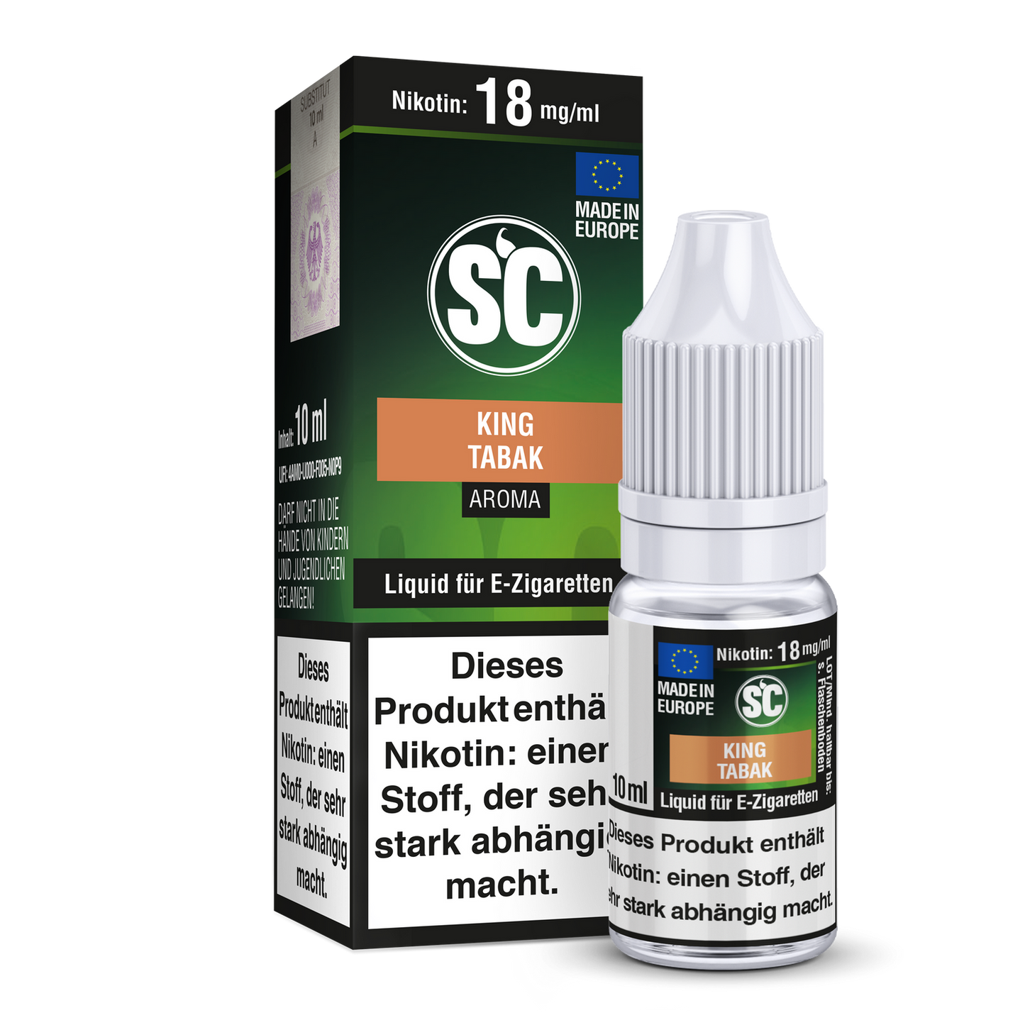 King Tabak E-Zigaretten Liquid von SC