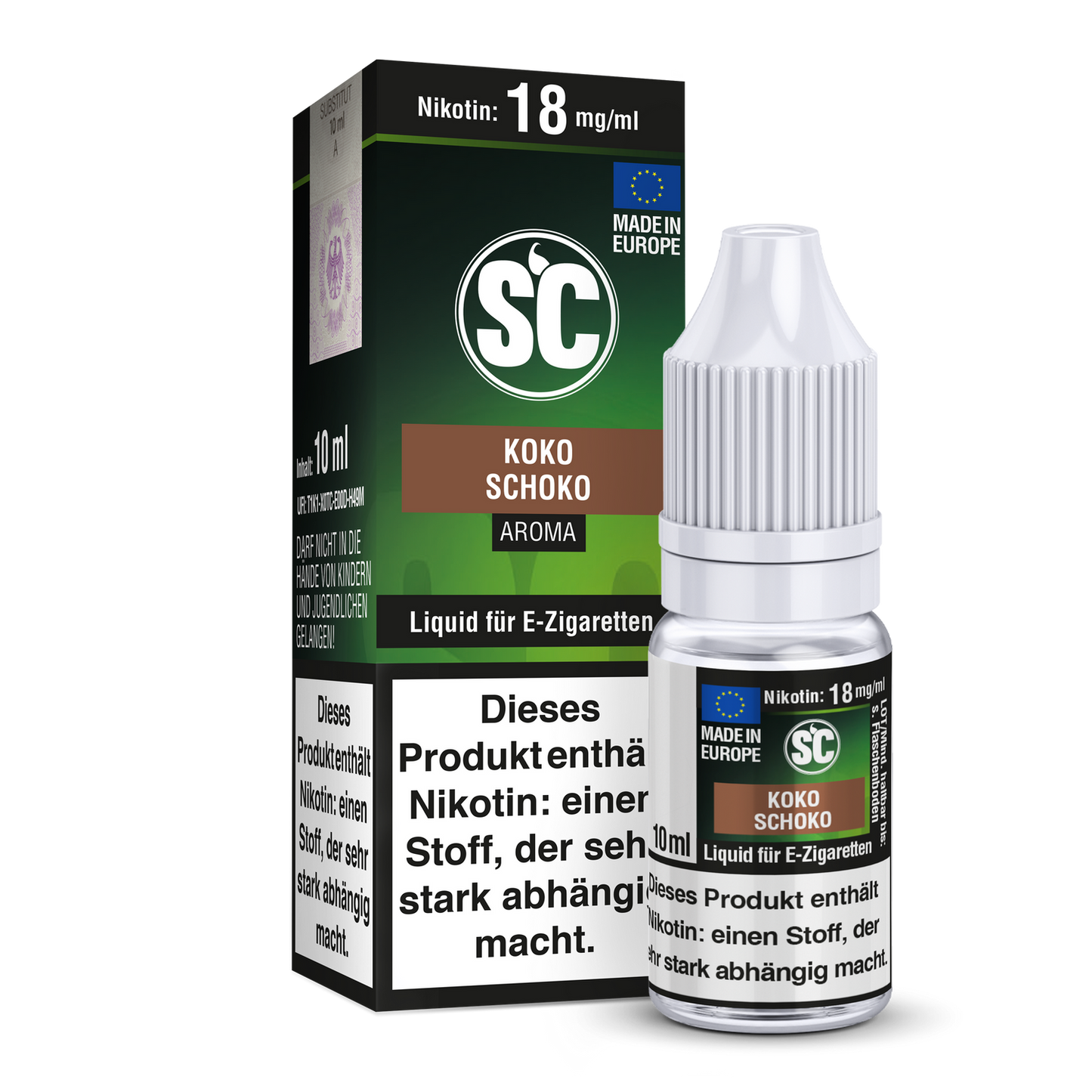 Kokos Schokolade E-Zigaretten Liquid von SC