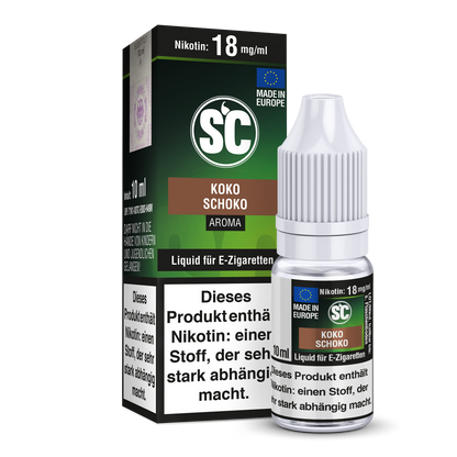 Kokos Schokolade E-Zigaretten Liquid von SC