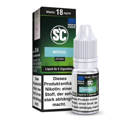 Menthol E-Zigaretten Liquid von SC