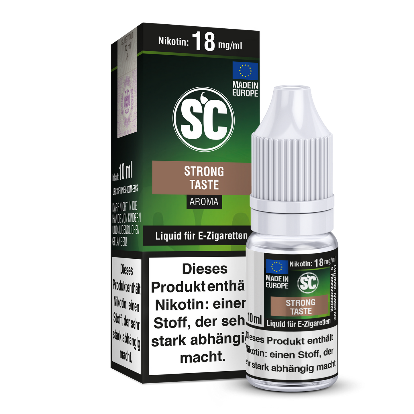 Strong Taste Tabak E-Zigaretten Liquid - von SC