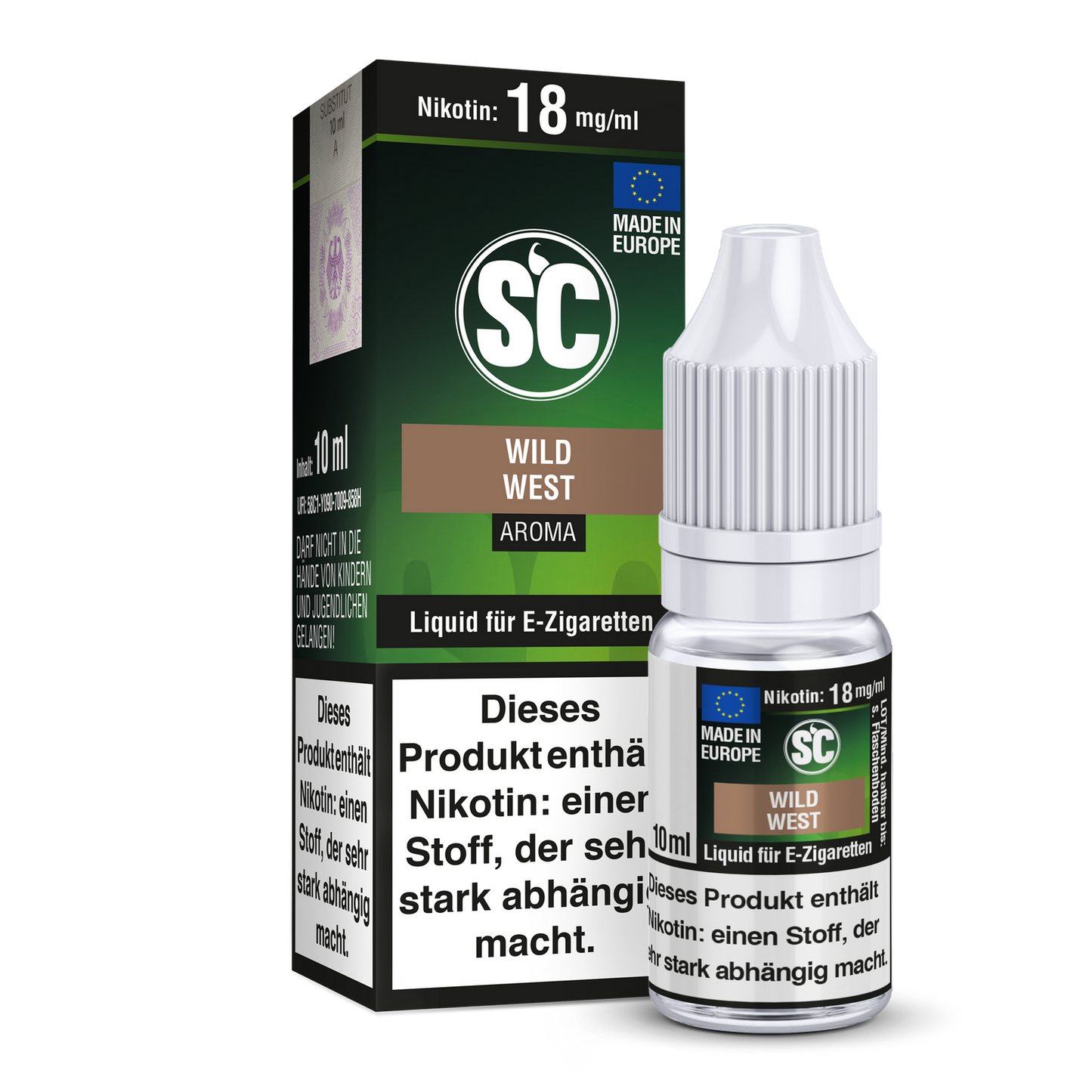 SC - Wild West Tabak - E-Zigaretten Liquid