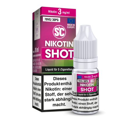 SC - 10ml Nikotin Shot - 70VG/30PG