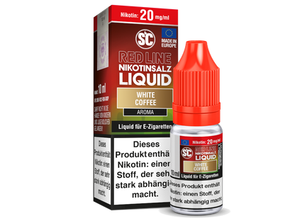 SC - Red Line - White Coffee - Nikotinsalz Liquid