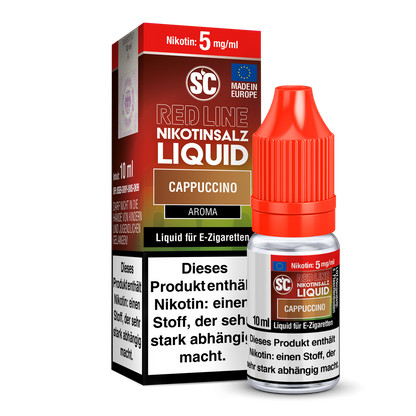 SC - Red Line - Cappuccino - Nikotinsalz Liquid