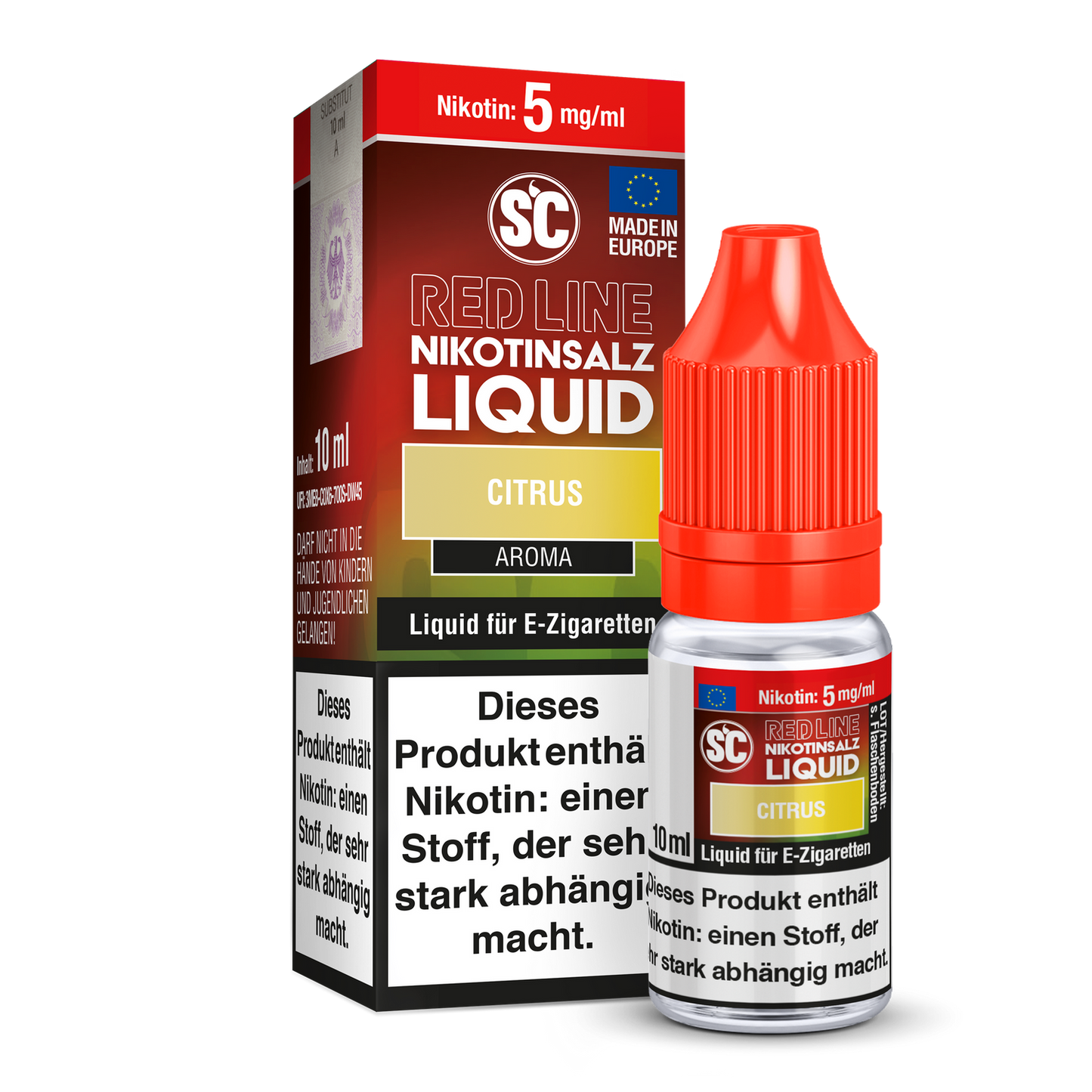 SC - Red Line - Citrus - Nikotinsalz Liquid