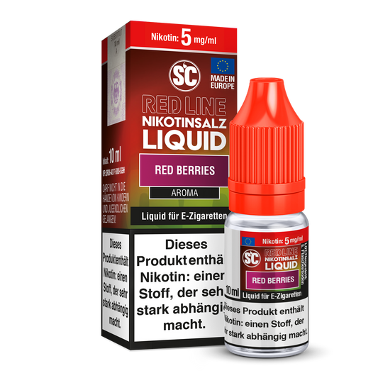 SC - Red Line - Red Berries - Nikotinsalz Liquid