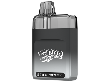 Vaporesso Eco Nano 2 Pod-System im Detail - Zeigt den 6ml Tank und die Zugautomatik für ein benutzerfreundliches Dampferlebnis.