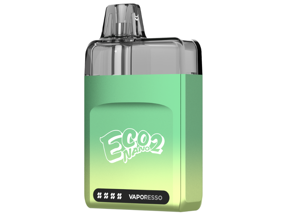 Vaporesso Eco Nano 2 Pod-System - Nahaufnahme der Integration von modernster Technologie und elegantem Design.