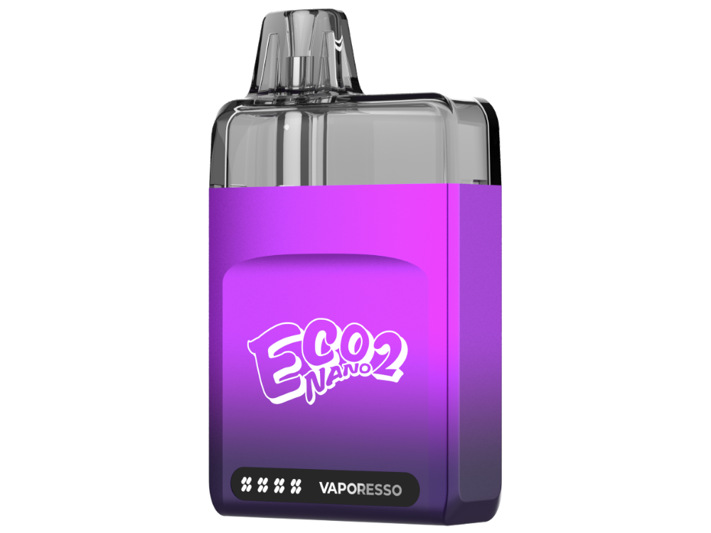 Vaporesso Eco Nano 2 Pod-System mit 1000mAh Akku, 6ml Tank & Zugautomatik - Elegantes Design und kompakte Größe ideal für den Alltag.