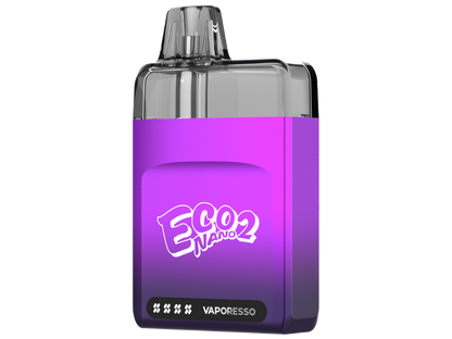 Vaporesso Eco Nano 2 Pod-System mit 1000mAh Akku, 6ml Tank & Zugautomatik - Elegantes Design und kompakte Größe ideal für den Alltag.