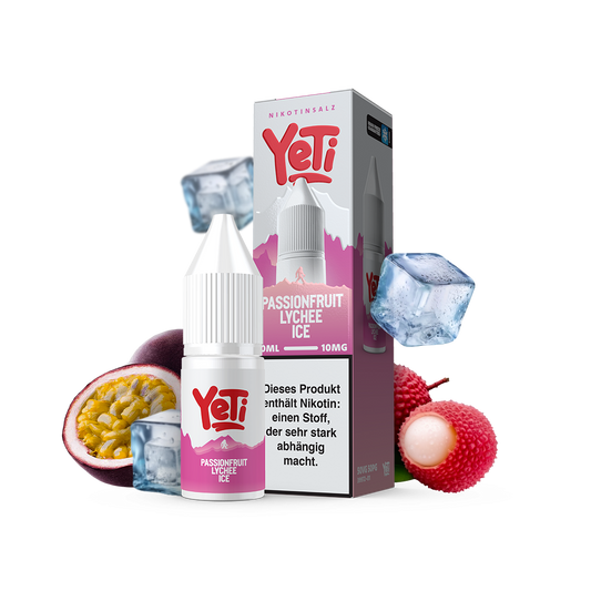 Passionfruit Lychee Ice Overdozed - Yeti Summit Nikotinsalz 10mg