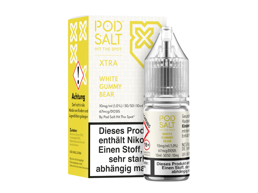 Pod Salt X - Nikotinsalz Liquid  - White Gummy Bear