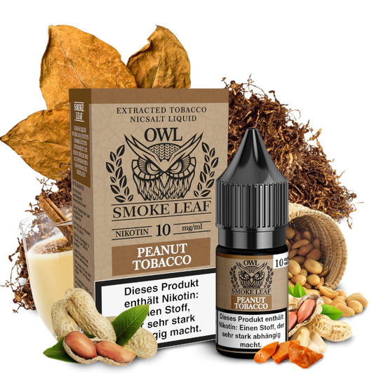 "Peanut Tobacco - OWL Smoke Leaf Nikotinsalz" 0mg