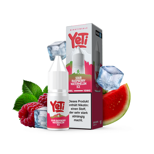 Sour Raspberry Watermelon Ice Overdozed - Yeti Summit Nikotinsalz 20mg