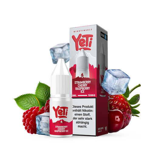 Strawberry Cherry Raspberry Ice Overdozed - Yeti Summit Nikotinsalz...