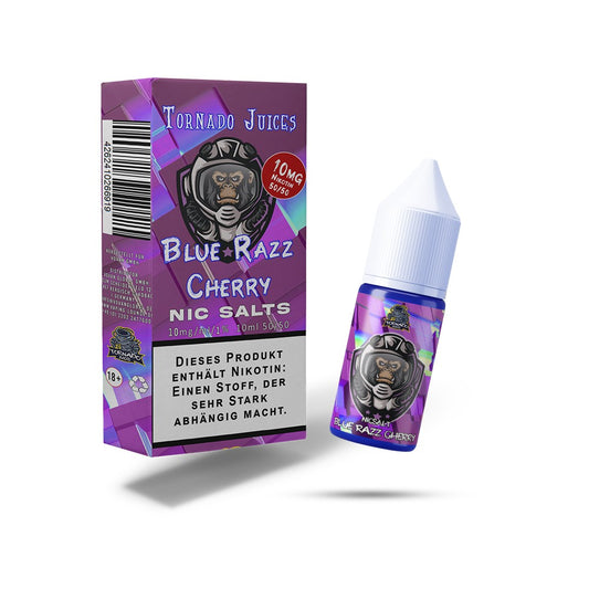 "Blue Razz Cherry Overdosed - Tornado Juices Nikotinsalz 10mg"