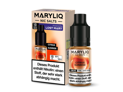 MARYLIQ - Nikotinsalz Liquid - Citrus Sunrise