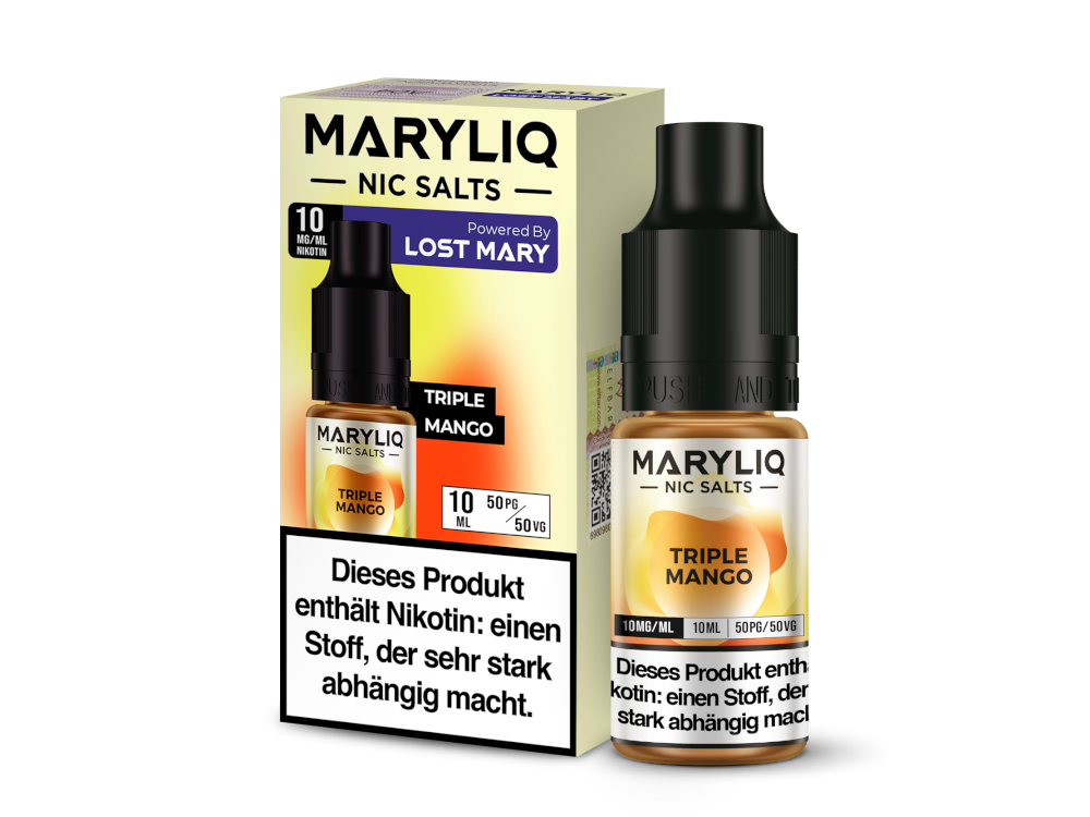 MARYLIQ - Nikotinsalz Liquid - Triple Mango