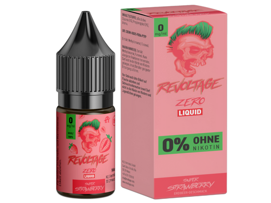 Revoltage - Tobacco Gold - Hybrid Nikotinsalz Liquid - Super Strawberry - 0mg