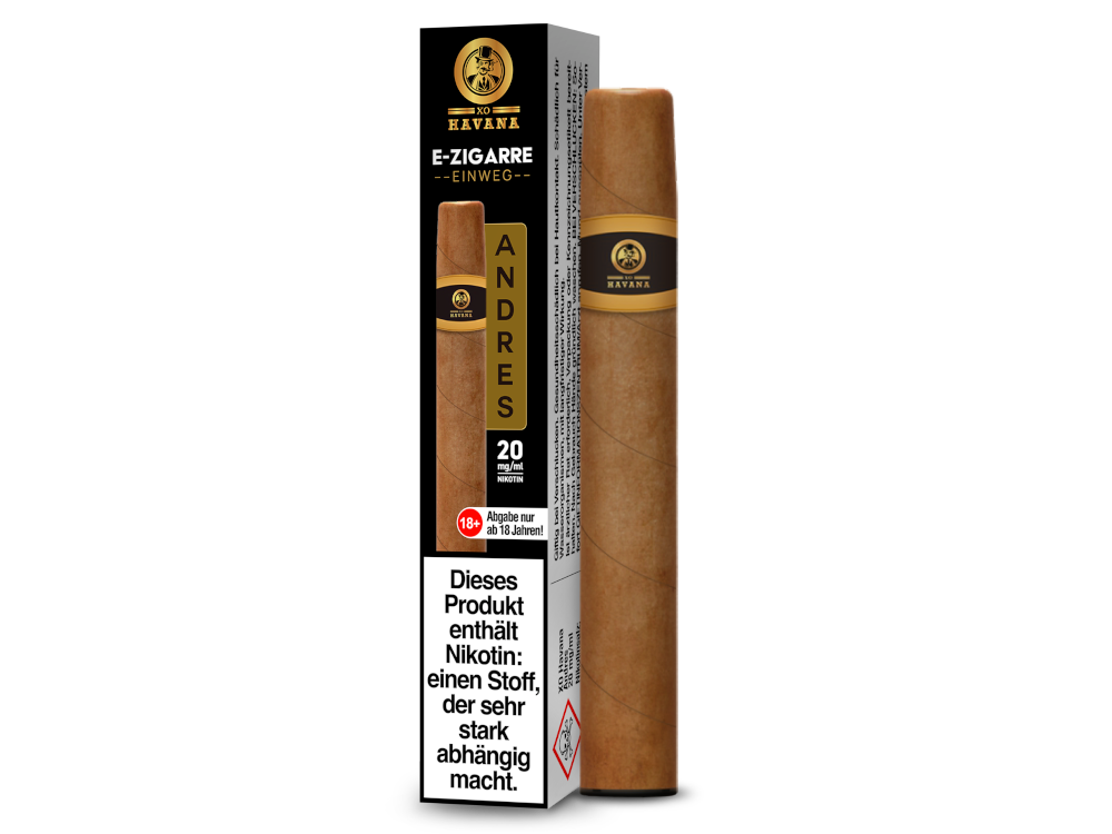 XO HAVANA - Cigar Vape Einweg E-Zigarette - Andres