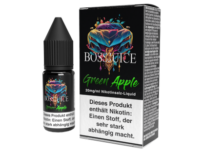 Boss Juice - Green Apple - Nikotinsalz Liquid 20 mg/ml