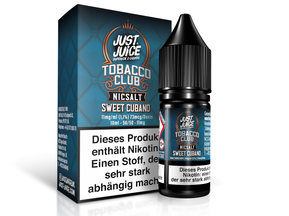 Just Juice - Sweet Cubano - Nikotinsalz Liquid