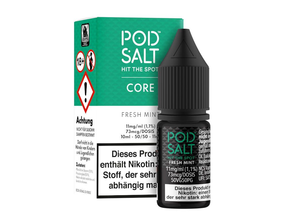 Pod Salt Core - Fresh Mint - Nikotinsalz Liquid