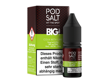 Pod Salt Fusion - Cola with Lime - Nikotinsalz Liquid