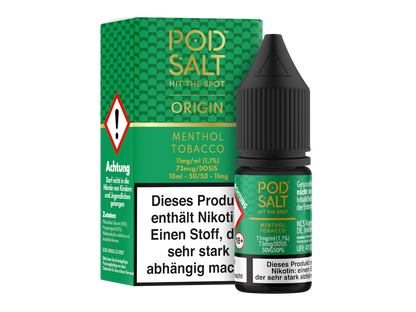 Pod Salt Origin - Menthol Tobacco - Nikotinsalz Liquid