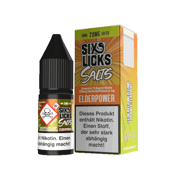 Elderpower - Six Licks Nikotinsalz 20mg