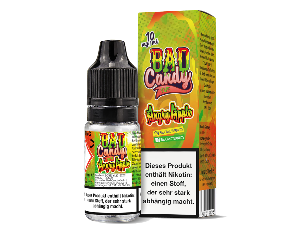 Bad Candy - Angry Apple - Nikotinsalz Liquid