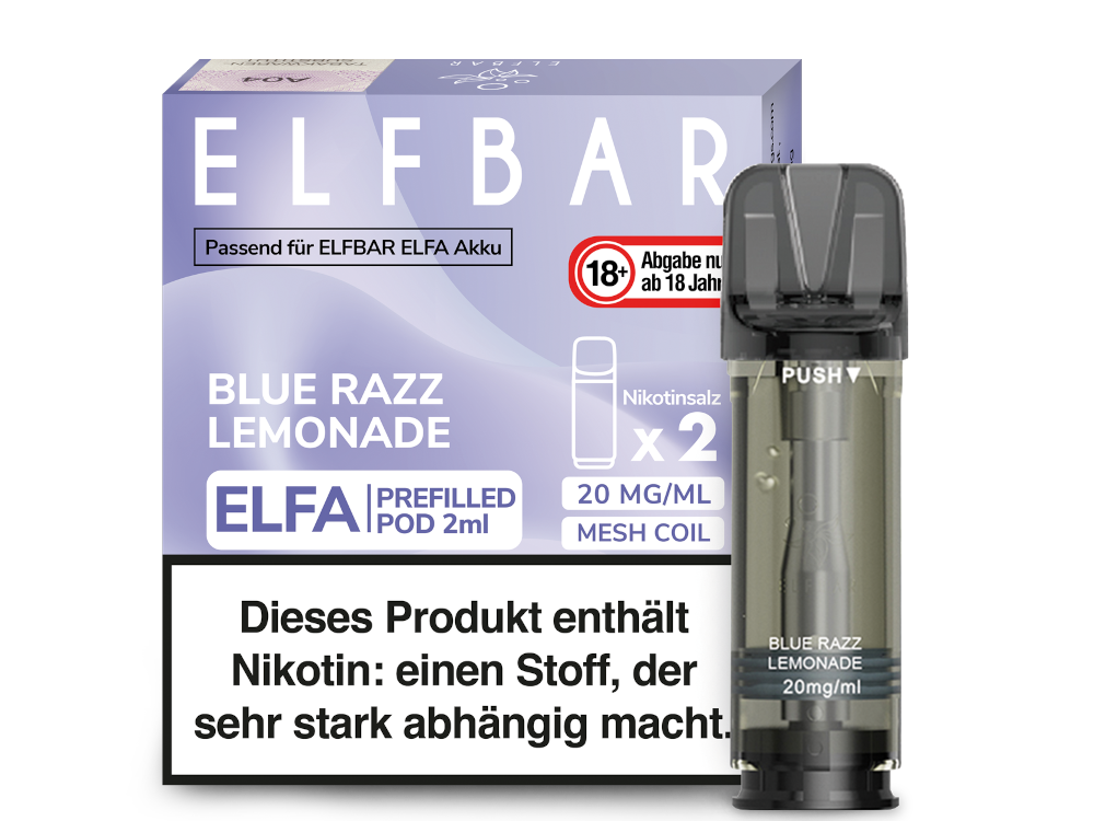 Elfbar Elfa Pod 0mg-20mg/ml (2 Stück)