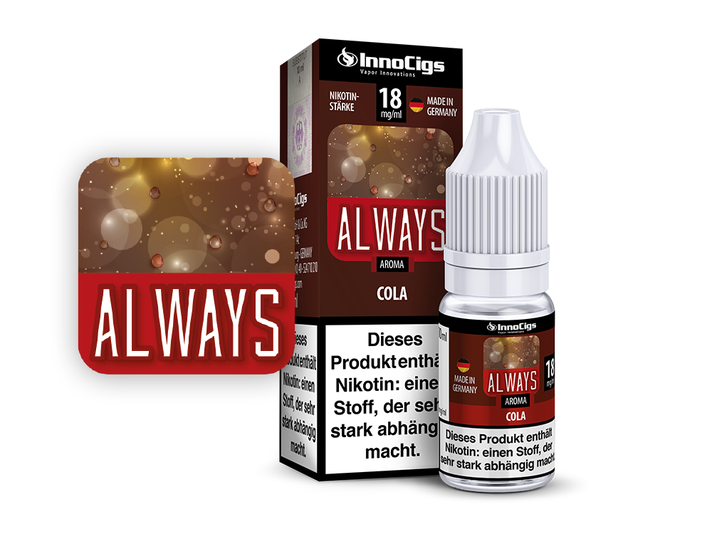 Always Cola - InnoCigs Liquid für E-Zigaretten